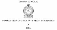 Sri Lanka Gazettes New Anti-Terror Bill
